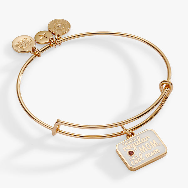 I'm Not a Regular Mom, I'm a Cool Mom” Charm Bangle Alex and Ani