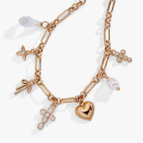 Coquette Christian Charm Bracelet