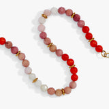Coral Ombre Semi-Precious Beaded Bracelet