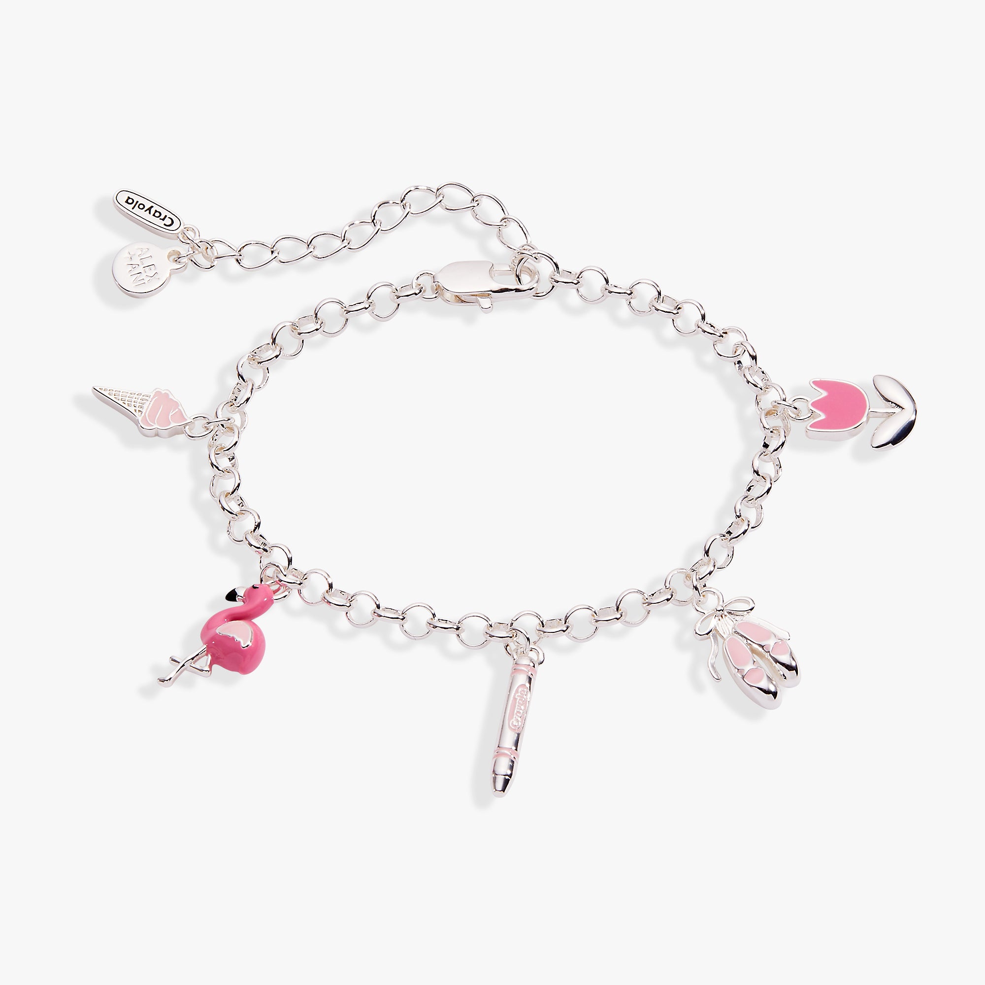 Crayola Tickle Me Pink Charm Bracelet