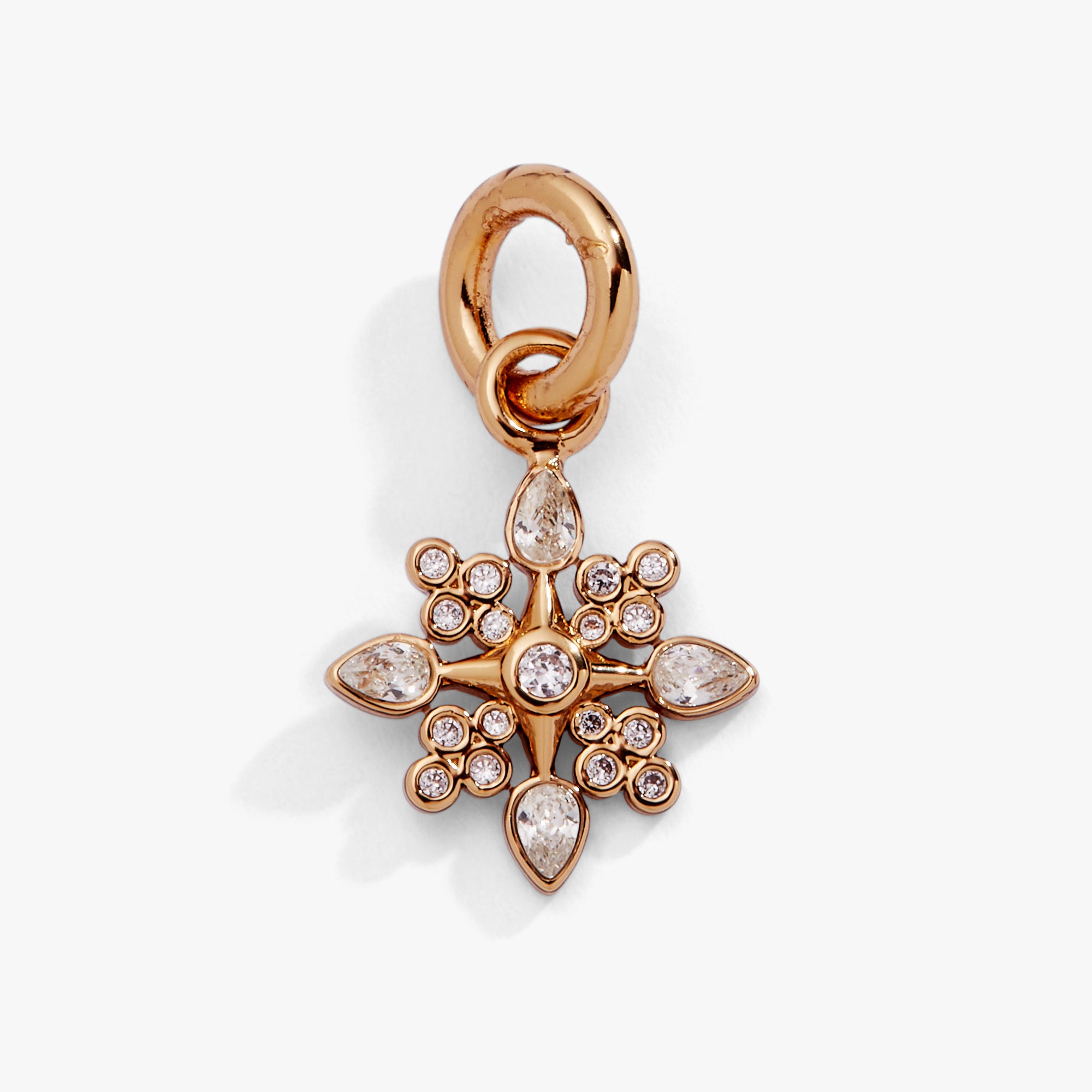 Crystal Snowflake Charm