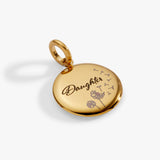 Daughter Dandelion Disc Charm