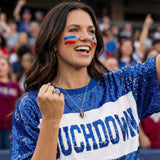 Football Spinner Pendant