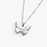 December 'Wisdom' Butterfly Birthstone Pendant