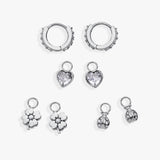 Love & Luck Mix & Match Charm Earring Set of 4