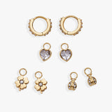 Love & Luck Mix & Match Charm Earring Set of 4