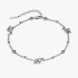 Elephant Inline Charm Anklet