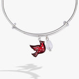 Crystal Cardinal Duo Charm Bangle