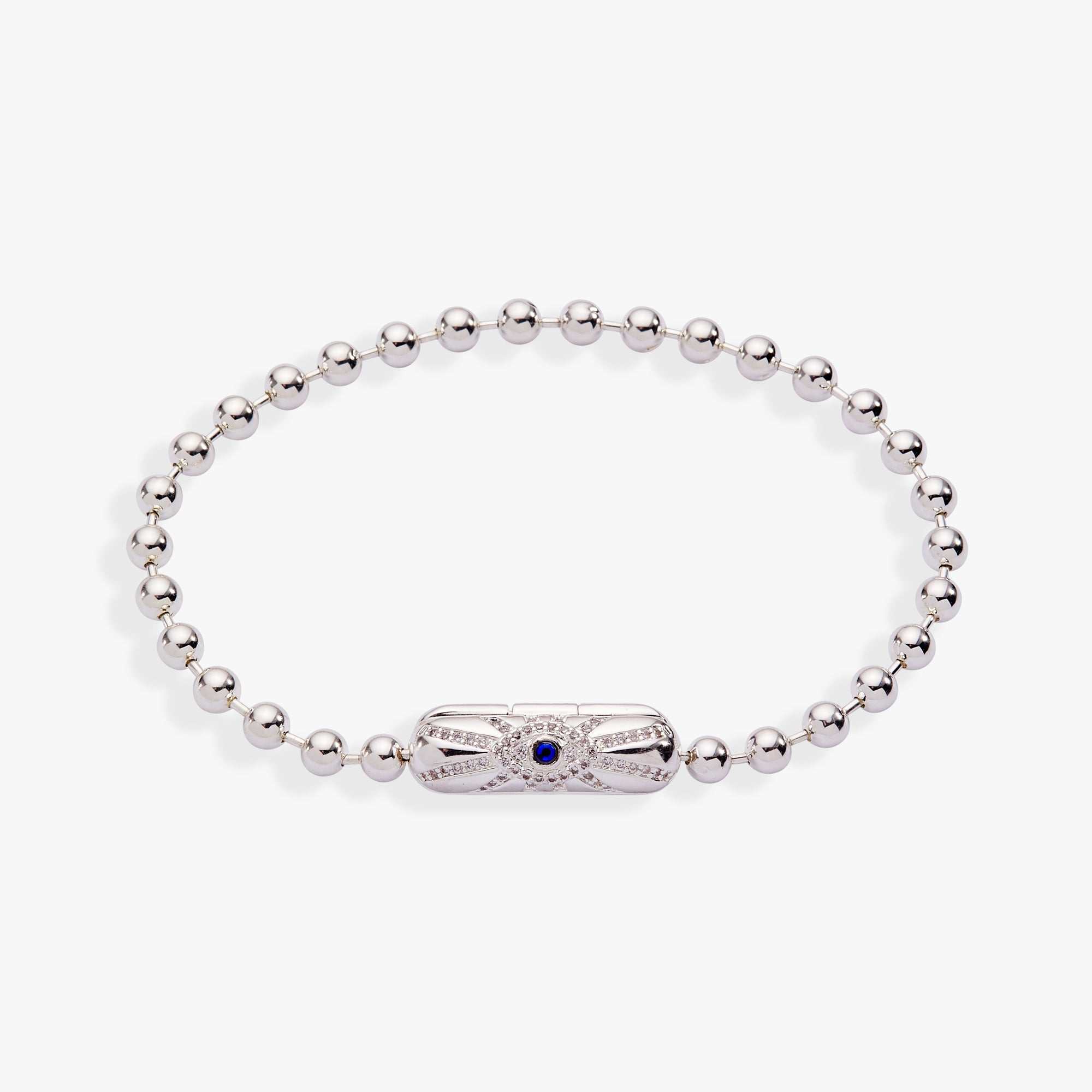 Evil Eye Barrel Closure Bracelet