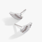 Faith Wing Stud Earrings