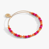 Farmers' Market Beaded Charm Bangle