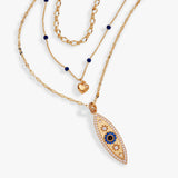 Festival Stranded Evil Eye Necklace