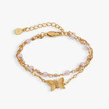 Festival Double Strand Butterfly Bracelet