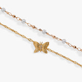 Festival Double Strand Butterfly Bracelet