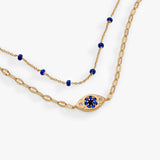 Festival Double Strand Evil Eye Bracelet