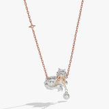 Fluffy Cat Inline Necklace