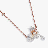 Fluffy Cat Inline Necklace