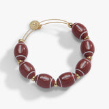 Football Oversized Beaded Bangle