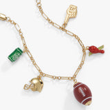 Football Tailgate Charm Bracelet