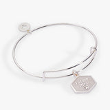 'Future Mrs.' Mother of Pearl Charm Bangle