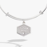 'Future Mrs.' Mother of Pearl Charm Bangle