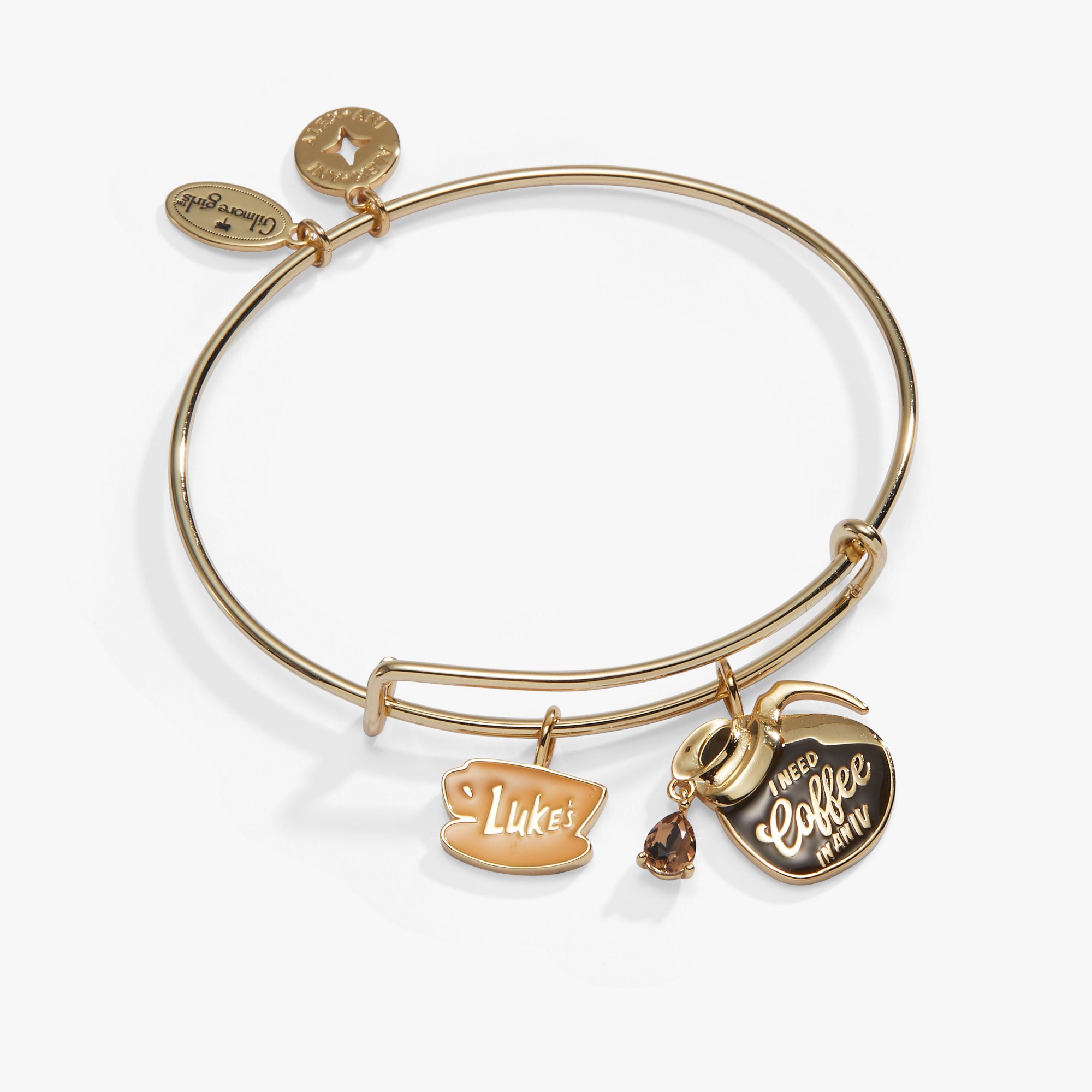 Gilmore Girls Luke's Diner Coffee Charm Bangle
