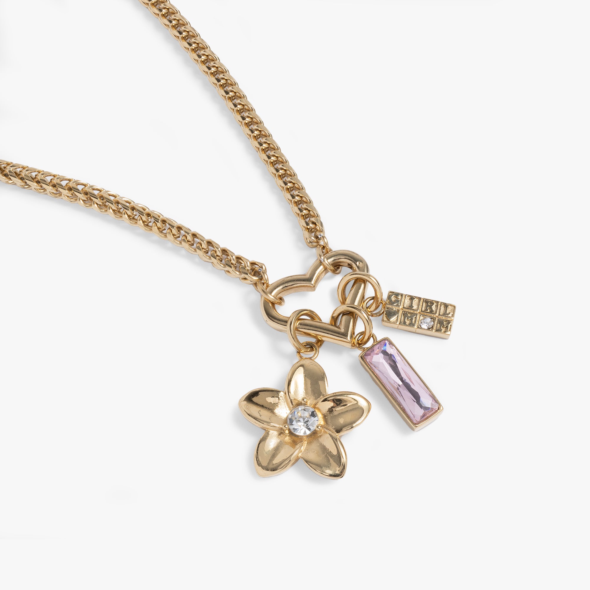 Chain Necklace Mom Necklace Charm Interchangeable Girl Mom