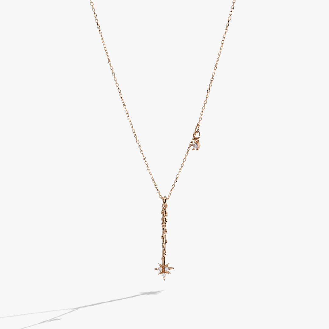 Collana Ufficiale Harry Potter Con Bacchetta Di Harry, In Metallo Argentato, Ciondolo 80 Cm, Confezione Regalo Ollivanders - 4