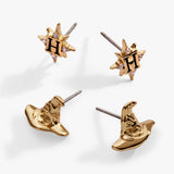 Harry Potter™ Hogwarts & Sorting Hat Earring Set of 2