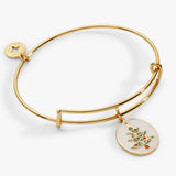 'Have A Tree-mendous Christmas' Charm Bangle