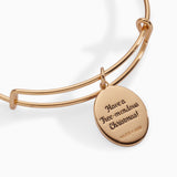 'Have A Tree-mendous Christmas' Charm Bangle