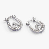 Horse Girl Horseshoe Hoop Earrings