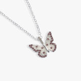 June 'Luck' Butterfly Birthstone Pendant