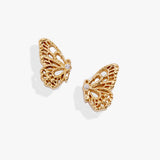 Filigree Butterfly Stud Earrings