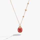 'Make Your Own Luck' Ladybug Locket Pendant