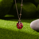 'Make Your Own Luck' Ladybug Locket Pendant