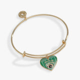 'Leave it All on the Field' Football Charm Bangle