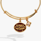 'Leaves Are Falling, Autumn Is Calling' Charm Bangle
