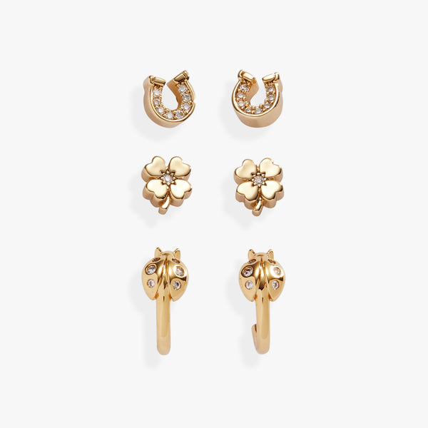 LOVE AND HEART HOOP EARRINGS ユーカリプト LOVE AND HEART HOOP EARRINGS ユーカリプト