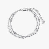 Mama Infinity Chain Double Strand Bracelet