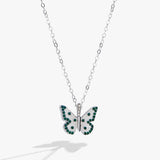 May 'Hope' Butterfly Birthstone Pendant