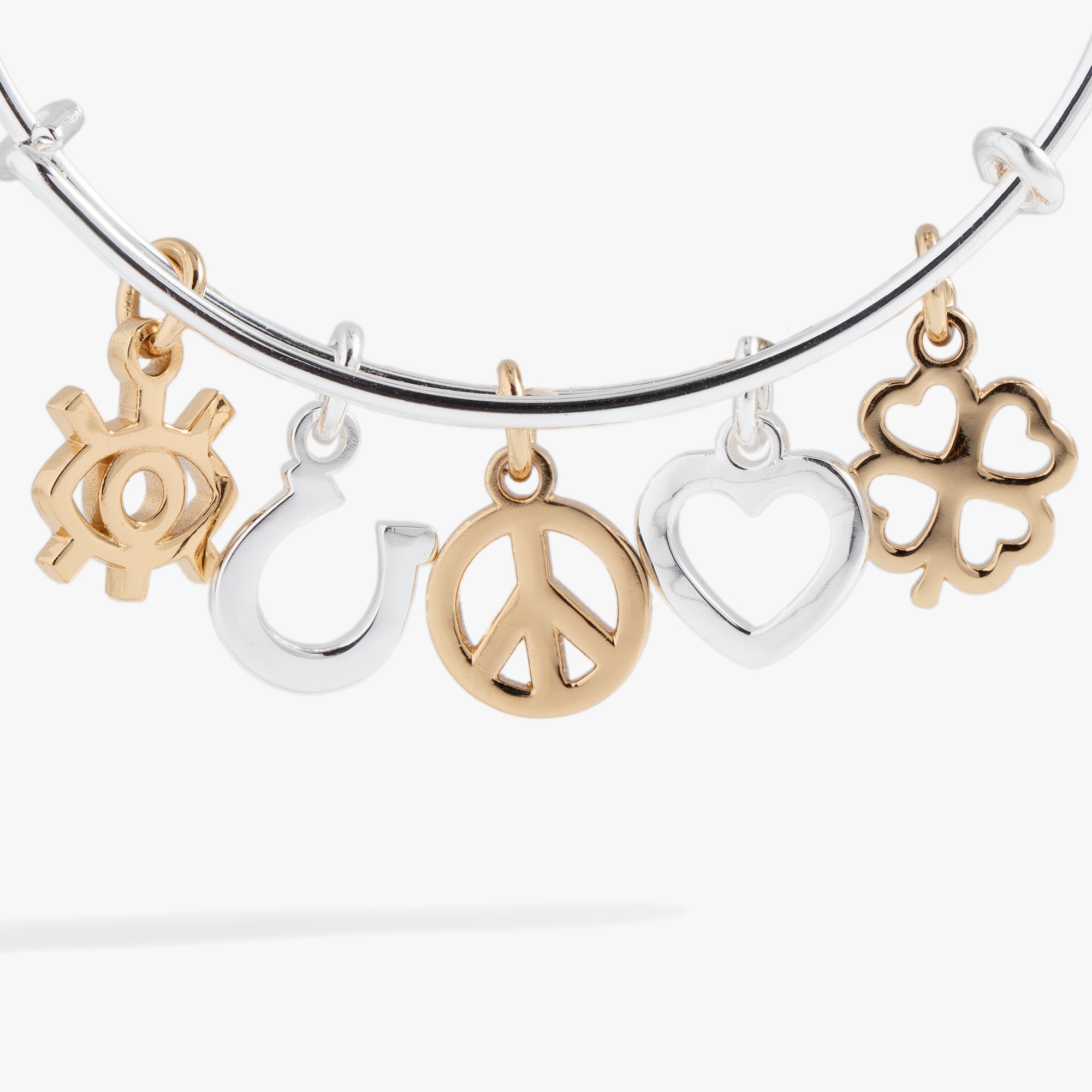 Mixed Symbol Multi-Charm Bangle Alex and Ani – ALEX AND ANI