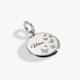 Mom Butterfly Disc Charm