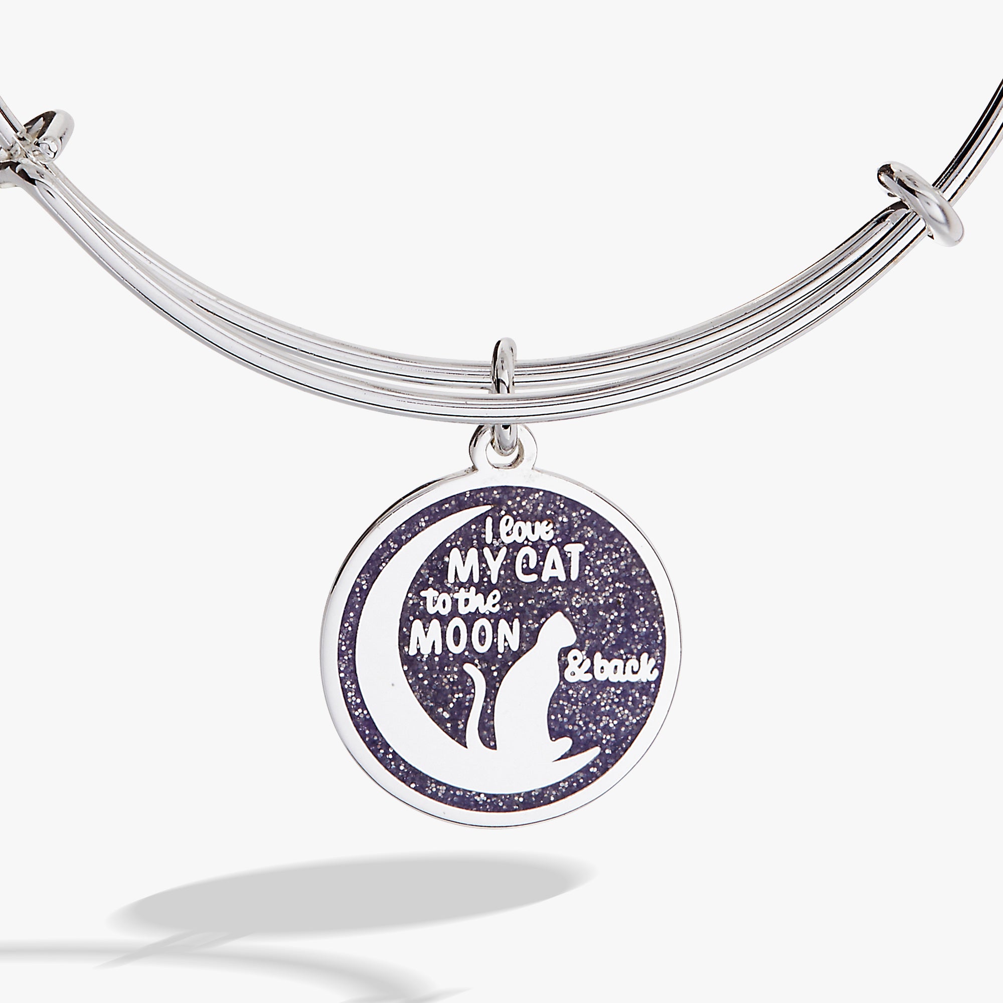 "I Love My Cat" Dangle Charm - European Style Bead For Snake Chain Bracelets (Pandora, Chamilia Compatible)