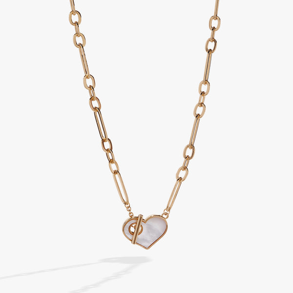 ■TATIANA■ Heart Toggle Key Point Pearl NecklaceNZ1102 1713 Designer fashion, Seoul-fully created | W Concept