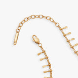 Paddle Tassel Chain Anklet