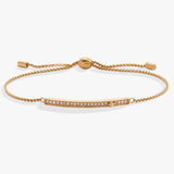 April Everyday Birthstone Pave Bolo Bracelet