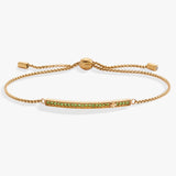 August Everyday Birthstone Pave Bolo Bracelet