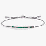 May Everyday Birthstone Pave Bolo Bracelet