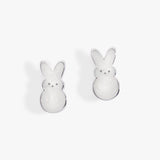 PEEPS® White Pearlized Bunny Studs